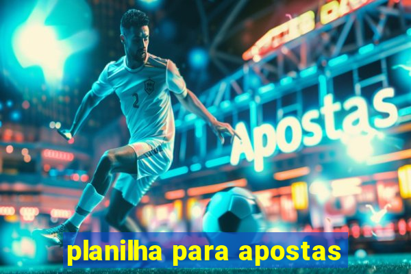 planilha para apostas