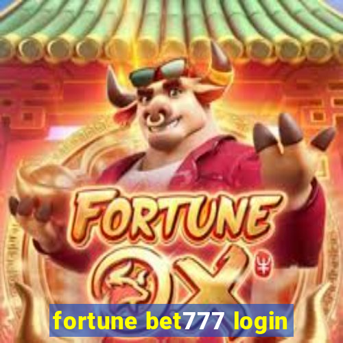 fortune bet777 login