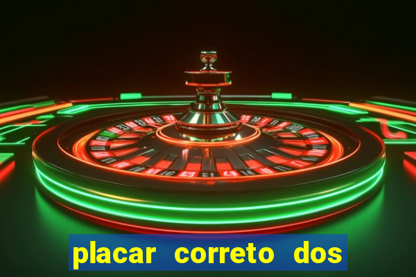 placar correto dos jogos de hoje