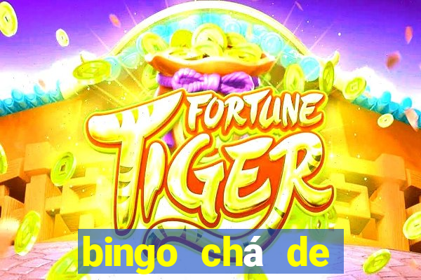 bingo chá de bebê excel