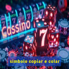 simbolo copiar e colar